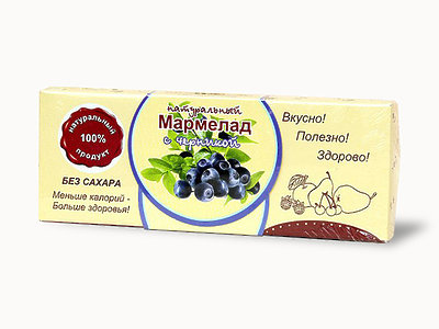 №2 Мармелад натуральный "Черника" 140г в Усть-лабинске