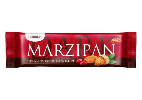 №1 TM Grondard     (10973) Батончики глазированные Марципановые ГРАНАТ, (24шт по 50г)       в Усть-лабинске