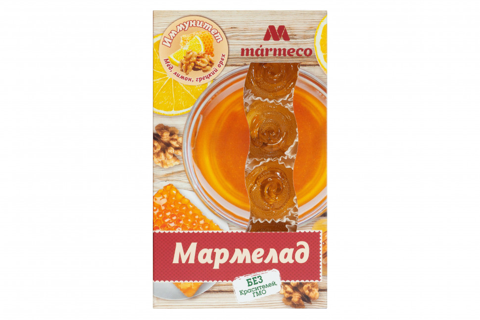  Мармелад "Иммунитет"  Мёд, лимон, грецкий орех, 180г  в Усть-лабинске